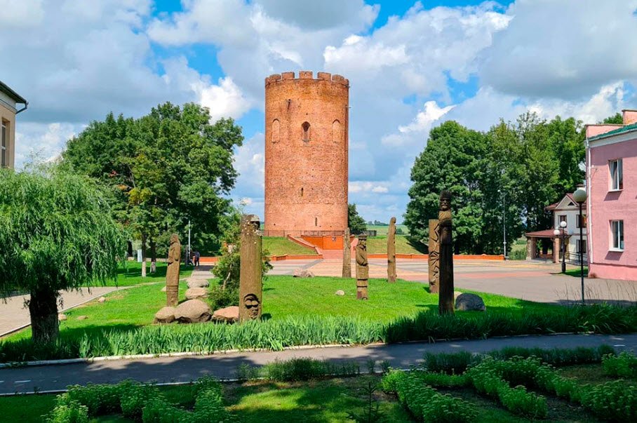 Tower of Kamyanyets (White Tower), Kamyanyets, Brest Region, Belarus